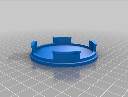 ac schnitzer typ 2 bmw e39 simple center hub cap 3dphilly 3d print model - Mito3D