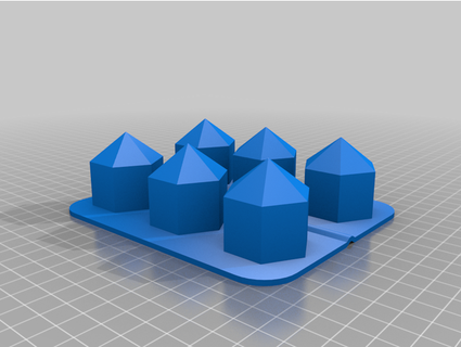Favo ghiaccio cubo flygrow 3d print model - Mito3D