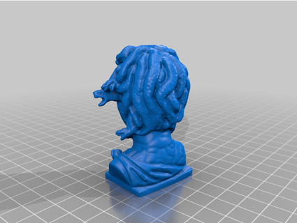 medusa cabeça jack3on 3d print model - Mito3D