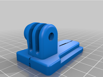 joby gorillapod 3k gopro quick release mount rassi 3d print model - Mito3D