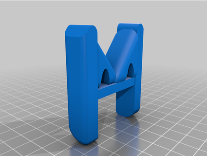 r letterform designs michaelasakitis 3d print model - Mito3D