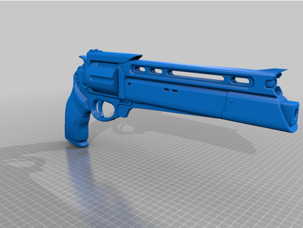 rose destiny 2 hand cannon jokerbingo 3d print model - Mito3D