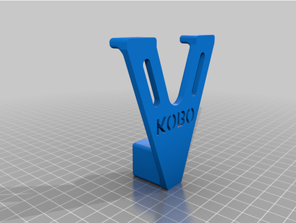 e-reader kobo stand 2 pieces sundayrobotics 3d print model - Mito3D