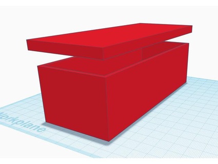bicchieri scatola eccetera tetto 3d print model - Mito3D