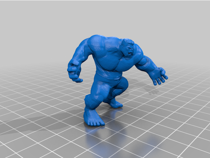 kırmızı Hulk coc oyun lopiv2 3d print model - Mito3D