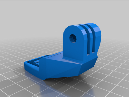 ics corpo sellerroyal gopro montare sella clip addetto laboratorio 3d print model - Mito3D