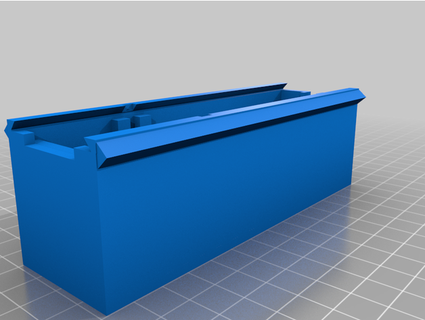 antenna box sliding lid guttyr  3d print model - Mito3D