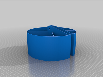 circular tool holder desk dandy21 3d print model - Mito3D