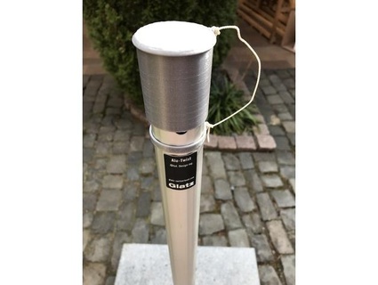 glatz sonnenschirmst nder rohr-abdeckung parasol stand cover jpg master 3d print model - Mito3D