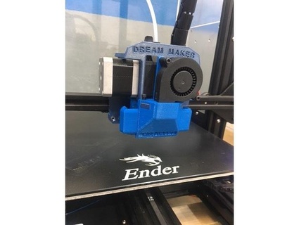 Ender 3 v2 Extrusor directo +bmg +e3d volc +Schicht 5015 Traummacher 3d print model - Mito3D