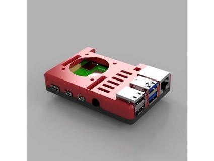 raspberry pi 4 case kaladin 3d print model - Mito3D