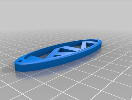 kia key chain new logo mohawkmade 3d print model - Mito3D