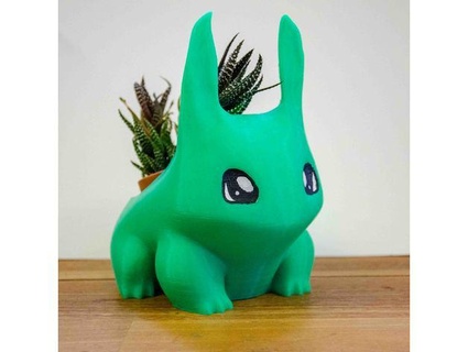 Bulbosaurier Hase Pflanzer Angell weisst 3d print model - Mito3D