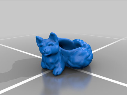 gatinha plantador confundir 3d print model - Mito3D