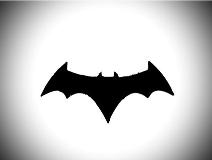 Batman anno ispirato petto emblema più sottile 3d print model - Mito3D