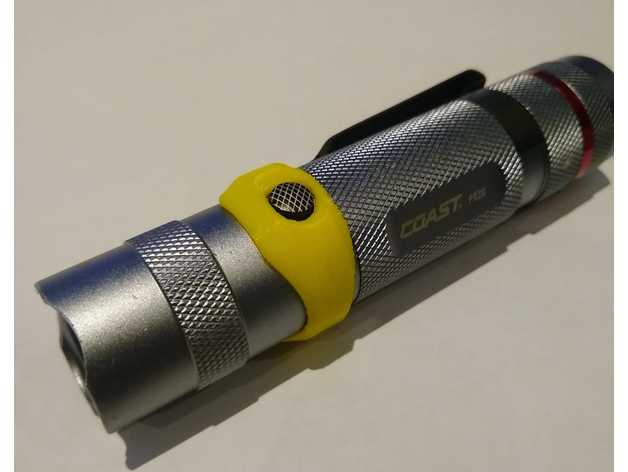 coast px20 flashlight button guard pablocem 3D print model - Mito3D