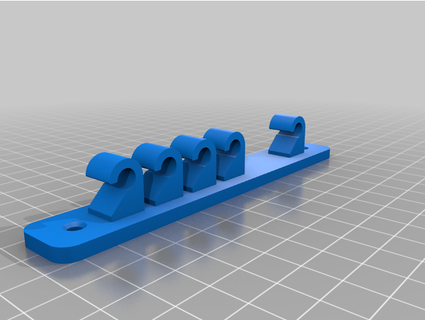 cat5 cable pared clips picoz 3d print model - Mito3D