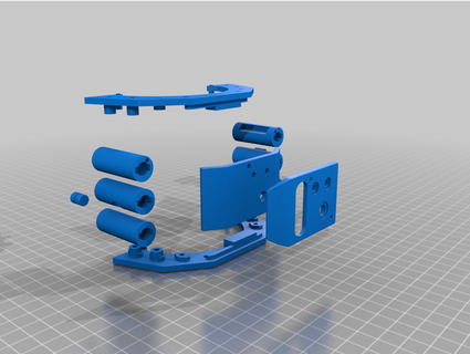 Blake's 7 Scorpion téléporter bracelet vaisseau spatial 3d print model - Mito3D