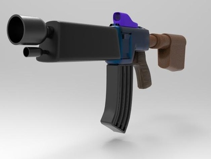 m6toon rifle heladera magica 3d print model - Mito3D