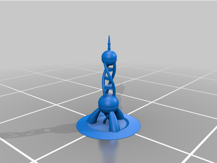 spiral tower td101093 3d print model - Mito3D
