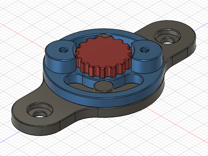 anycubic méga i3 soutien tecteur filament libre Stef ladéfense 3d print model - Mito3D