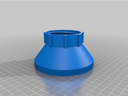 diabolo funnel adapted sorbpour screwable elloco3d 3d print model - Mito3D