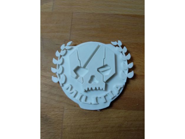 titanfall 2 militia logo lazage 3D print model - Mito3D