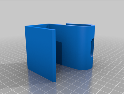 sünger Kulp destek boşaltma delik Porta con foro di drenaj giovannimarletta 3d print model - Mito3D