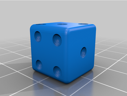 Würfel Block Spiel Küstenkot 3d print model - Mito3D