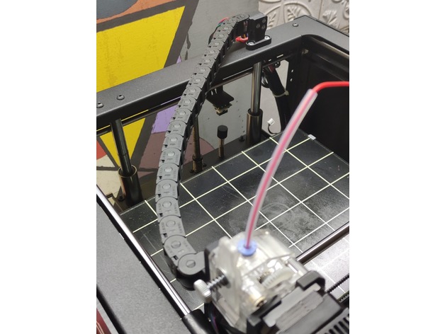 volador oso fantasma 5 cable cadena banderostarantino 3D print model - Mito3D
