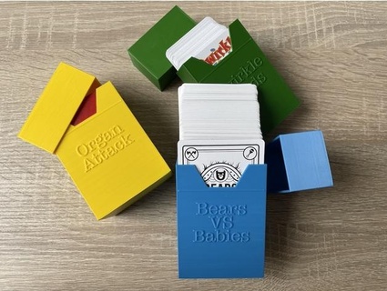carta gioco scatola Giochi personalizzabile vita 3d print model - Mito3D