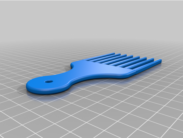 peigne revenir 3D print model - Mito3D