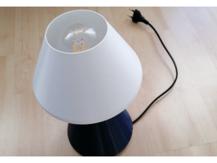 simple lamp e27 fitting 3dizain 3d print model - Mito3D