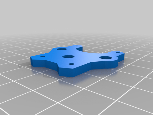 iflight chimera 4 montare uso anti vibrazione piatto robthomson 3D print model - Mito3D
