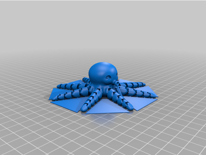 octopus adhesion pads pebbles82 3d print model - Mito3D