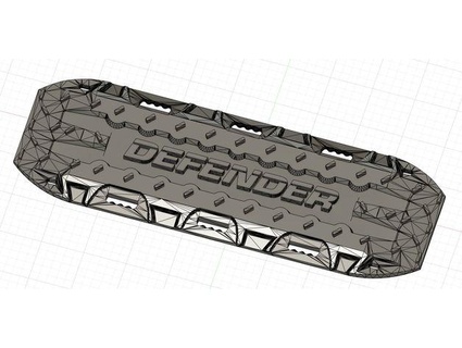 1 10 Sand Leiter Verteidiger blech Rahmen Crawler rc Deutsche 3d print model - Mito3D
