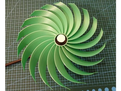 pinwheel 608 bearing btoktamis 3d print model - Mito3D
