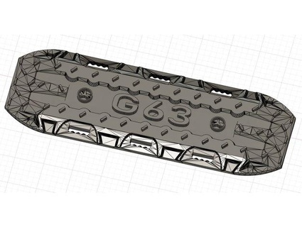 1 10 areia escada g63 Folha escala rastejante rc alemão 3d print model - Mito3D