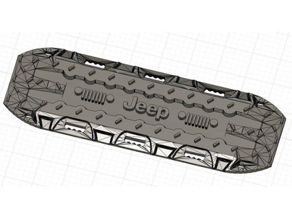 1 10 sand ladder jeep - blech scale crawler rc german 3d print model - Mito3D