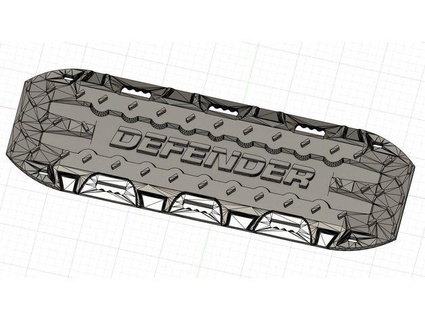 1 10 areia escada defensor Folha escala rastejante rc alemão 3d print model - Mito3D