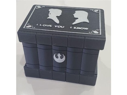 Han Leia Geheimnis Box Tonyflix 3d print model - Mito3D