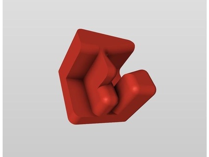 Hoffman konsept muhafaza kapı Kulp destek çpisak 3d print model - Mito3D