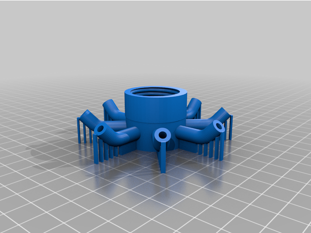 octocoptère boeuf froid 3D print model - Mito3D