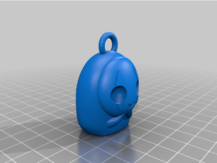 faceless chibi spirited away keychain ring sefasaid 3d print model - Mito3D