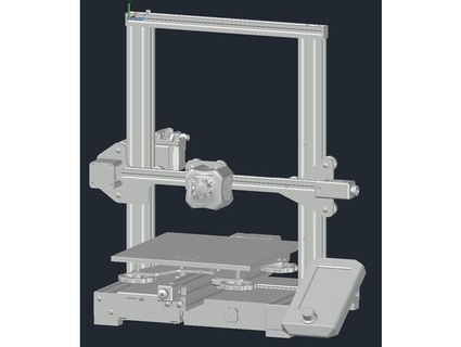 ender 3 v2 cad rev4 lemacs 3d print model - Mito3D