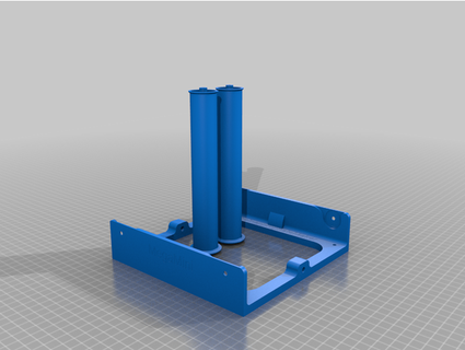 mega mini large spool holder printable theinappropriatemaker 3d print model - Mito3D