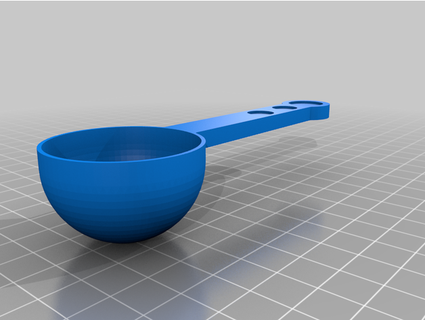 coffee spoon boobermaker 3d print model - Mito3D