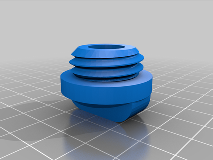 husqvarna 44 chainsaw oil cap concealed 3d print model - Mito3D