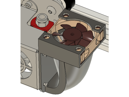noctua titulaire soutien ventilateur ender pigm0 3d print model - Mito3D