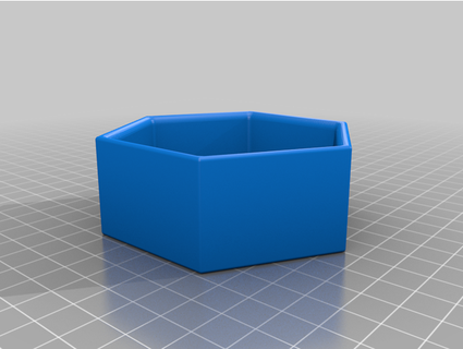 catan player pieces hex storage box magnet big lid l0rz 3d print model - Mito3D